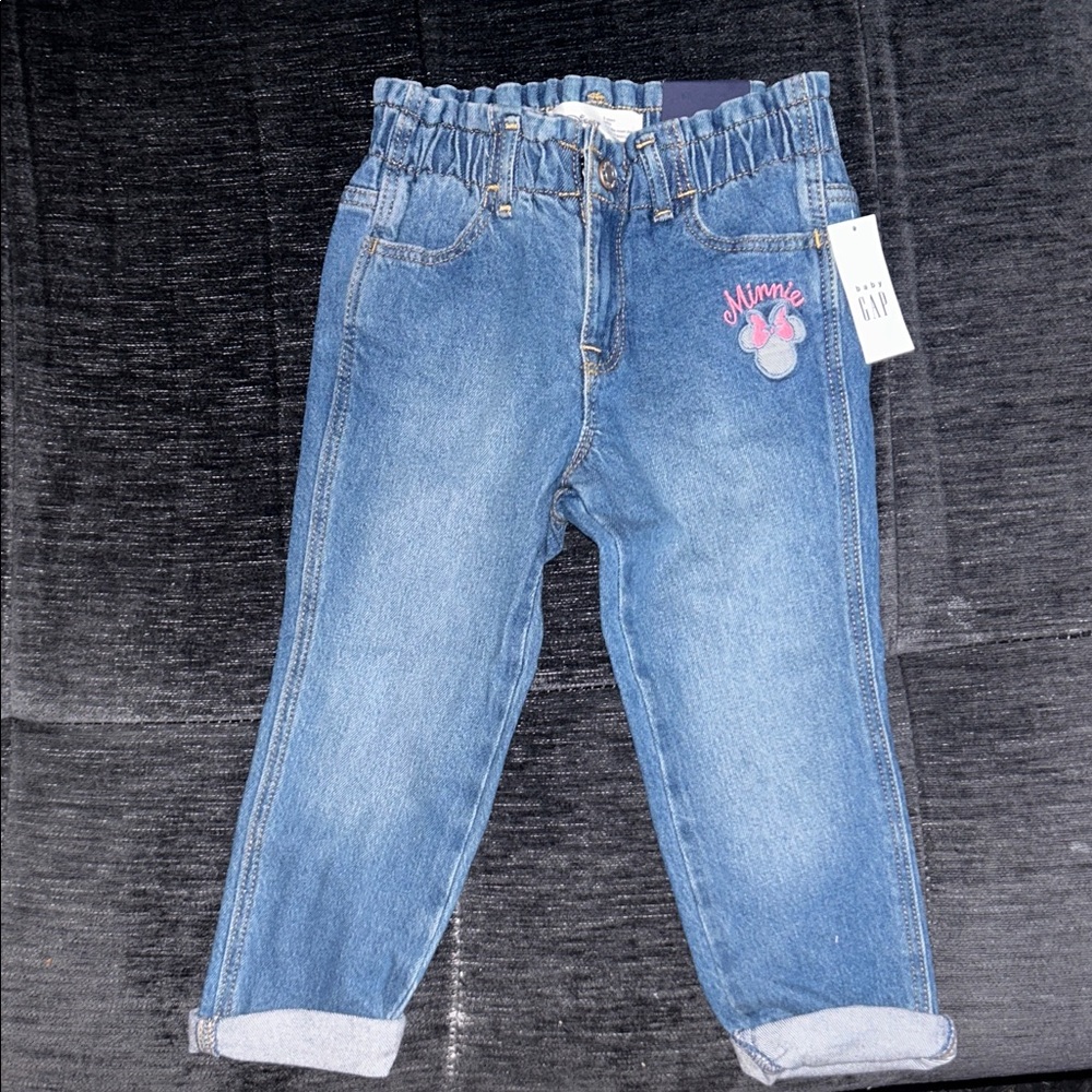 NWT GAP Kids Embroidered Blue Jeans
